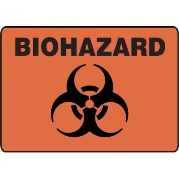 Accuform SAFETY SIGN BIOHAZARD 7 X 10 MBHZ527VS MBHZ527VS - main